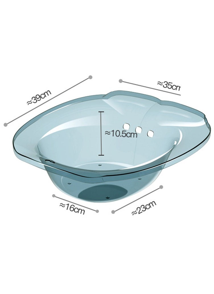 MileMelo Hemorrhoid Sitz Bath Postpartum Care Sitz Bath Medicated Bath Blue  - Image 2