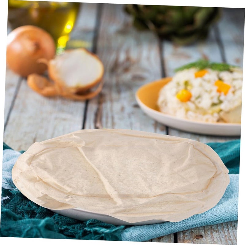 Ciieeo 3pcs Bread Proofing Basket Cloth Covers Baking Cloth Liners for Sourdough Dough Baskets 21x15x8cm, 25x15x8cm, 28x15x8cm Cotton Baking Supplies for Home Bakers - Image 4