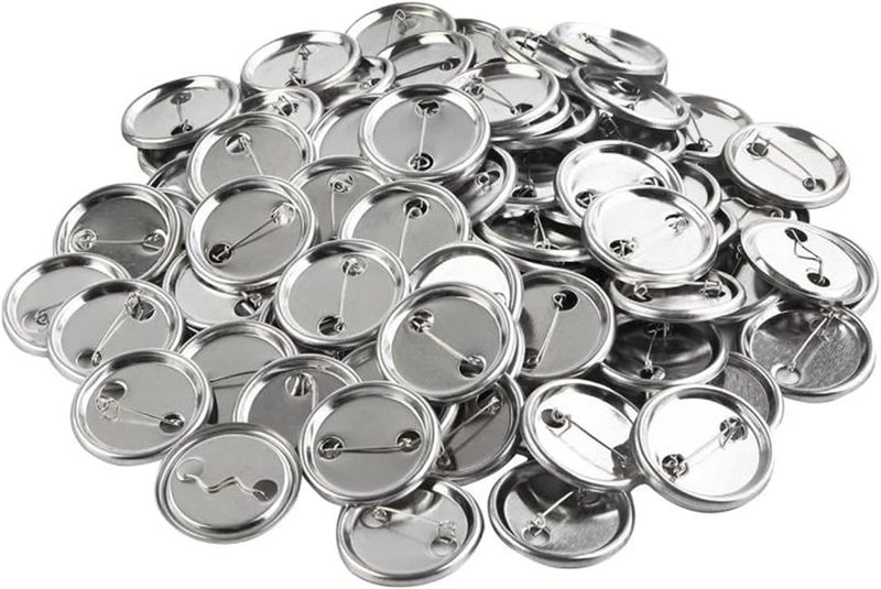 klarako 50Sets/100Sets Blank Button Badge Parts for Craft Souvenirs Art Jewelry Making Supplies Blank Button for Badge Maker Machine - 25mm 100sets - Image 3