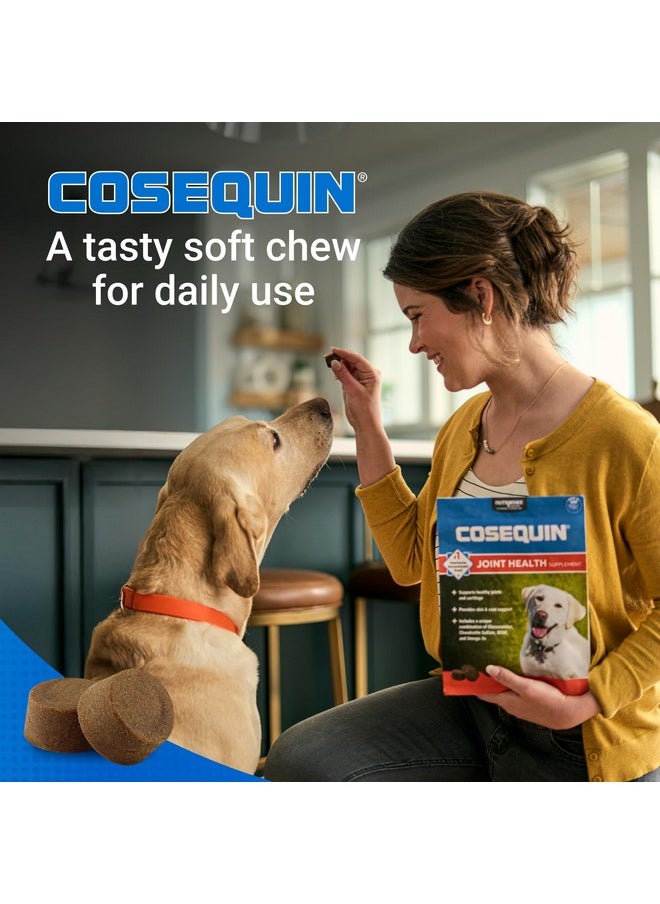 Nutramax Laboratories - Nutramax Cosequin Joint Health Supplement for Dogs - With Glucosamine, Chondroitin, MSM, and Omega-3's, 60 Soft Chews - Image 1