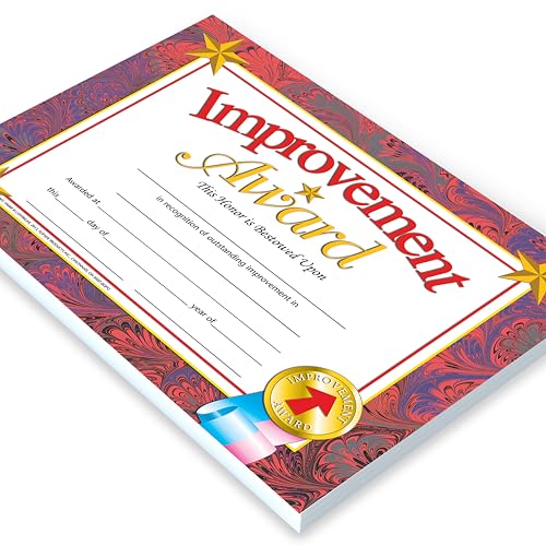 Hayes Flipside Products Improvement Award Certificate, Recognition, Award Student Achievement, Incentive, Hayes, Full-Color, 8.5" x 11", 30 Pack - Image 5