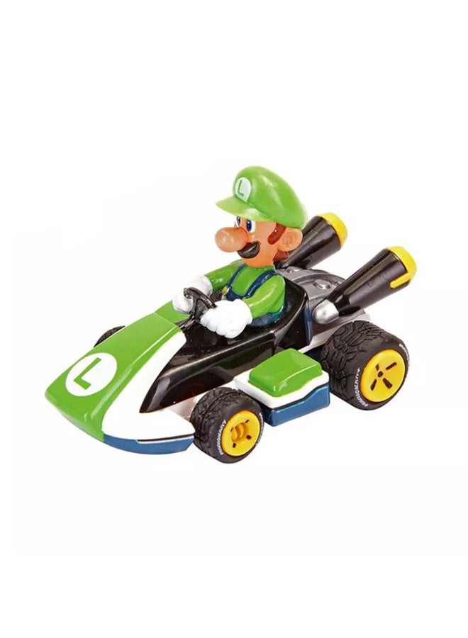 Carrera سيارة سحب وسرعة نينتندو ماريو كارت لويجي (1:43، أخضر/أزرق) - Image 2