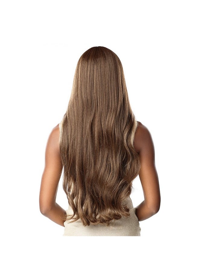 Sensationnel - Butta Lace Front Wigs Butta Unit 14 Extra Wide 5 Inch Deep Part Synthetic Wig Preplucked Hairline Hd Lace With Babyhair Butta Unit 14 (Balayagechocolate) - Image 1