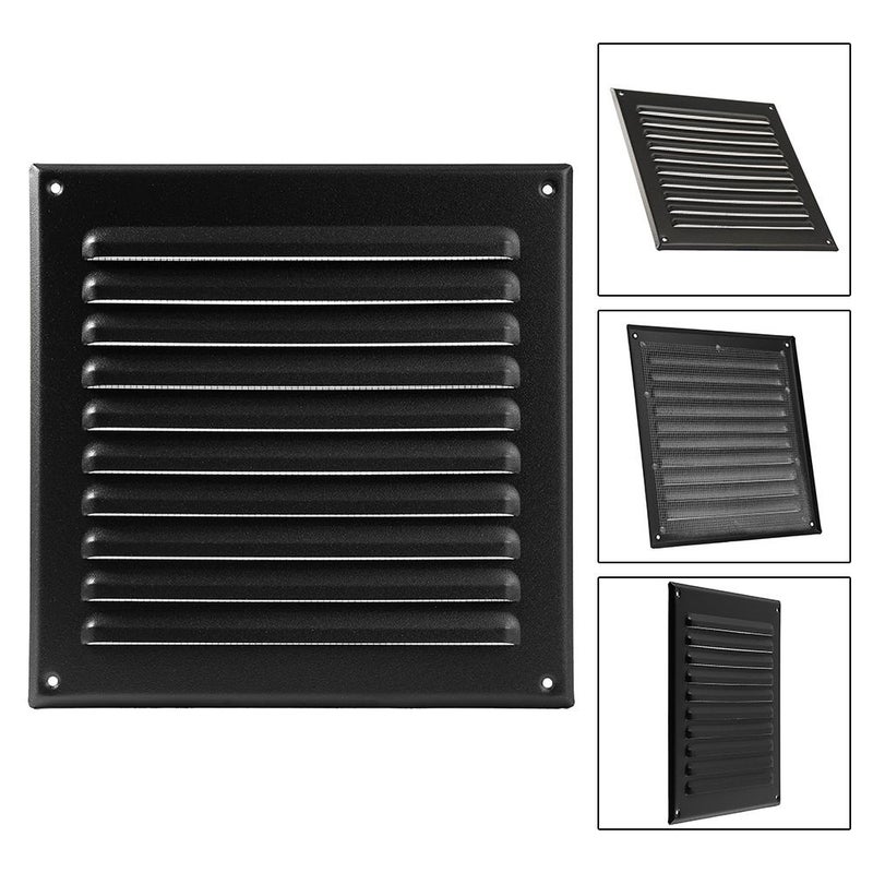 Aluminum Vent Grille Cover 100x100mm Pack Of 1 Wall Air Outlet For Kitchen Bathroom - Image 3
