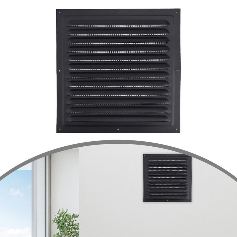 Aluminum Vent Grille Cover 100x100mm Pack Of 1 Wall Air Outlet For Kitchen Bathroom - Image 5