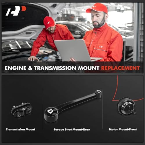 A-Premium 3PCS Engine Motor Mount and Transmission Mount and Torque Strut Mount Kit Compatible with Buick Lucerne 2006-2011 4.6L & Cadillac DTS 2006-2011 4.6L, Automatic Transmission - Image 2