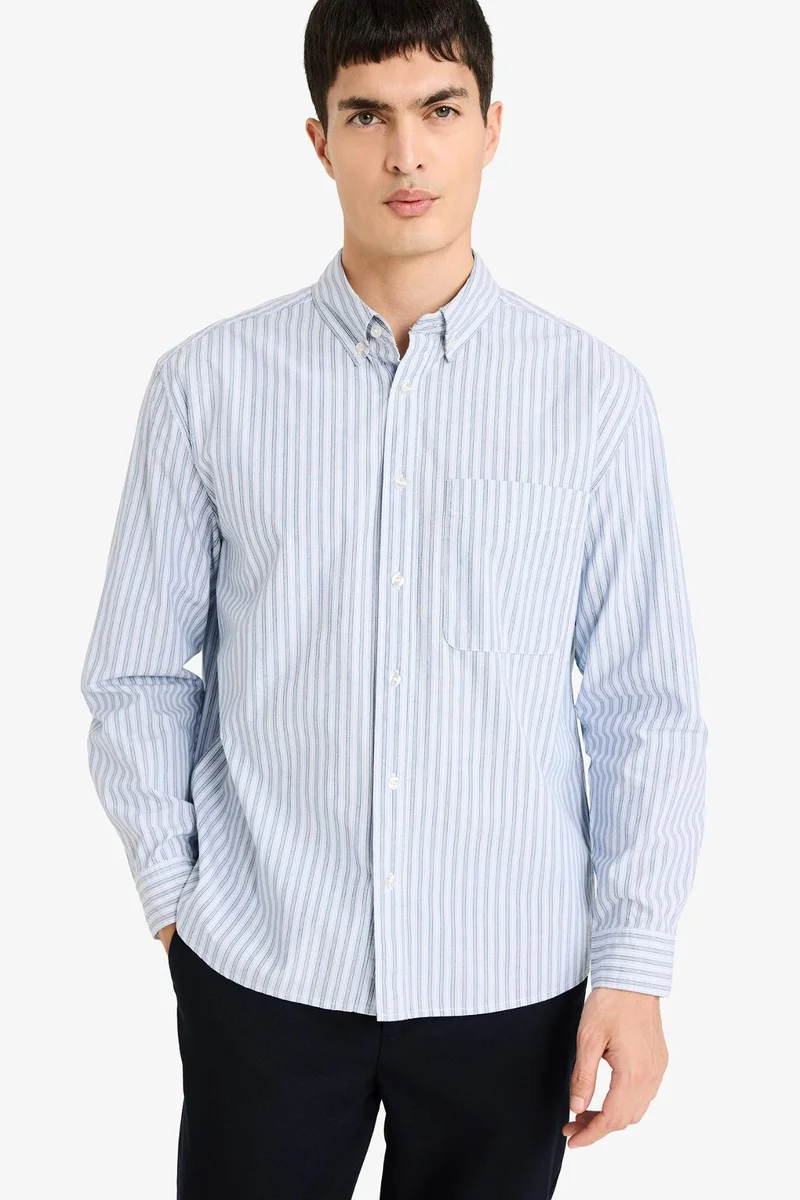 ديفاكتو Relax Fit Cotton Shirt