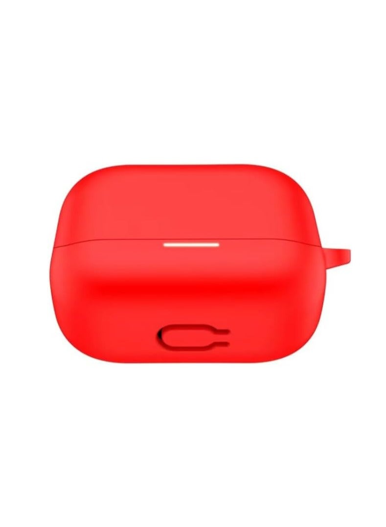 Silicone Case Compatible with Anker Soundcore K20i Portable Protective Cover with Keychain (Red)  - Image 1