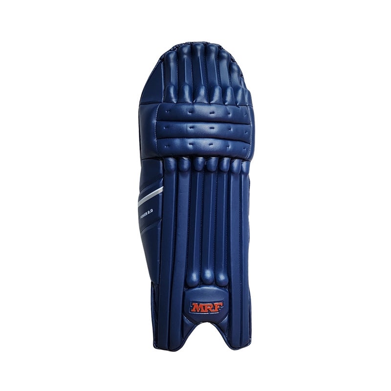 MRF Power 2.0 Blue B/LG MLH | Cricket Batting Leg Guards - MLH, Blue - Image 2