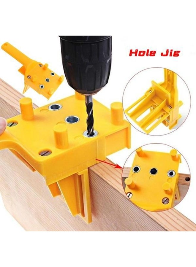 Handheld Woodworking Dowel Jig Drill Guide 