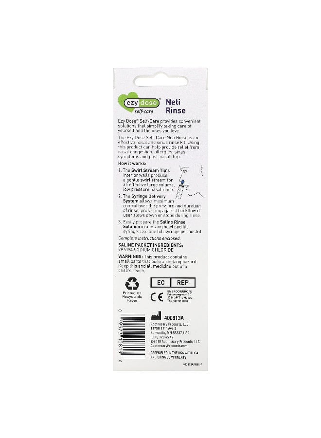 Ezydose Ezy Dose, Self-Care, Neti Rinse, Nasal and Sinus Rinse Kit , 12 Piece Kit  - Image 2
