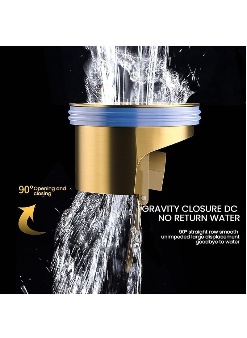 KASTWAVE Shower Drain Floor Drain Backflow Preventer Magnetic Levitation One-Way Drain Valve Fast Drainage Deodorant Design Insert Drain Plug - Image 4