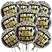 KALOR 22 Inch Happy New Year Mylar Balloons 10 Pcs Large 4D Giant Round Foil Balloon Metallic Balloons for Happy New Year Decorations 2024 - Image 2
