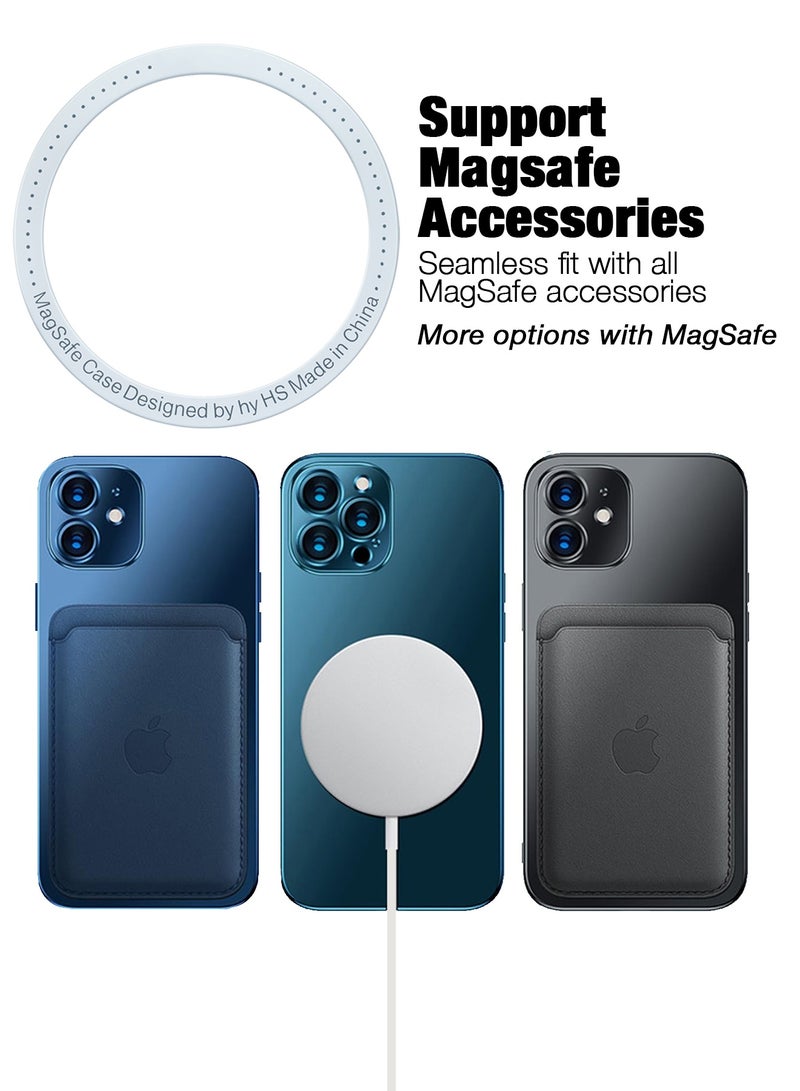 سي جود ملصق حلقة معدنية مغناطيسية عالمي للشحن المغناطيسي، متوافق مع جميع هواتف iPhone وSamsung وAndroid – لتحويل الحامل المغناطيسي/قاعدة تثبيت الجوال، 4 قطع، باللون الأبيض - Image 4