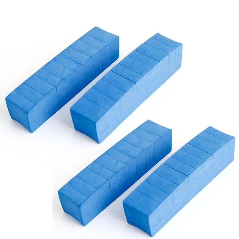 4Pack Car Anti scratch Strip Universal Car Auto Door Edge Trim Guard Protector Anti scratch Decor Strip Sticker Blue Sponge