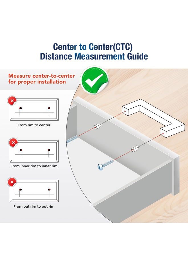 JOY DECOR 30 Pack Cabinet Pulls – Slim Square Bar, 3 Inch Hole Center, Matte Black Solid Build | Modern Look | Easy Install | fits Kitchen Drawer & Dresser - Image 4