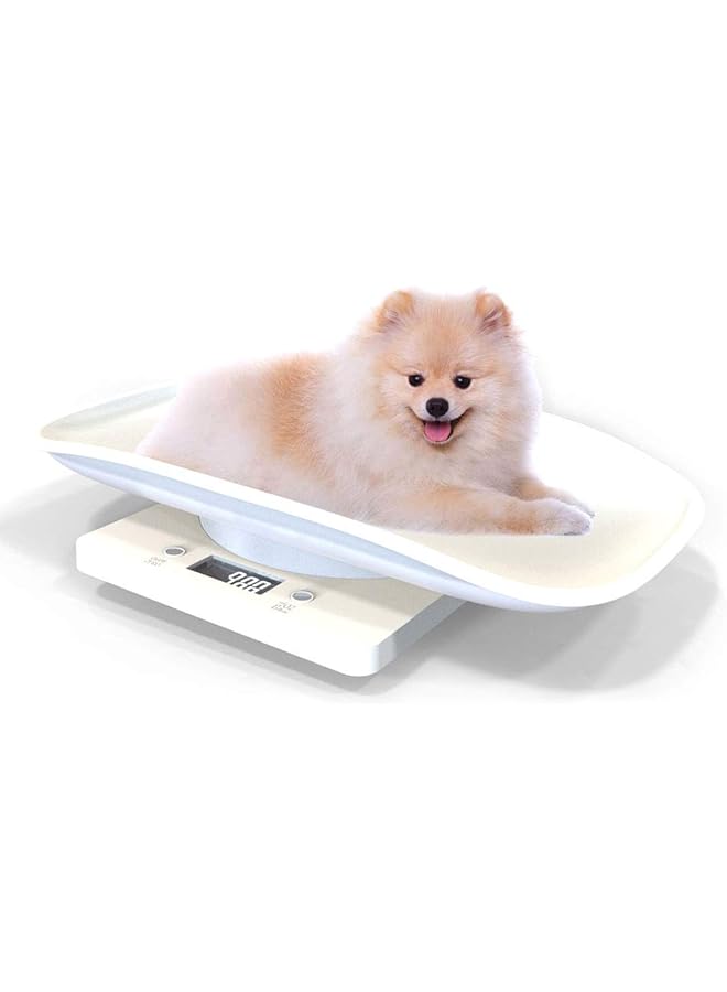 promass Small Pet Scale Digital Portable Dog Cat Scale Electronic Kitchen Food Scale with LCD Display - Image 1