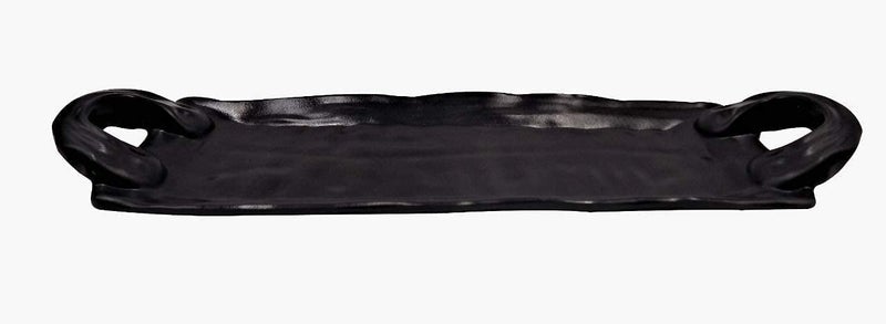 VRCT Melamine Rectangle Serving Platter with Handle, (1 Dip Bowl + 2 Handle Platter) for French Fries, Rolls Dessert and Snacks Serving/Tray - Image 3