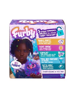 Furby Furby Purple, 15 Fashion Accessories, Interactive Plush Toys for 6 Year Old Girls & Boys & Up, Voice Activated Animatronic  - Image 3