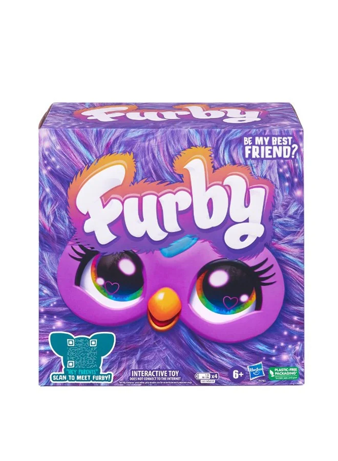 Furby Furblets Purple, 15 Fashion Accessories, Interactive Plush Toys for 6 Year Old Girls & Boys & Up, Voice Activated Animatronic