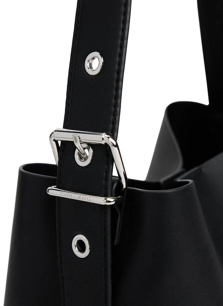 TOMMY JEANS Logo Plaque Hobo Bag