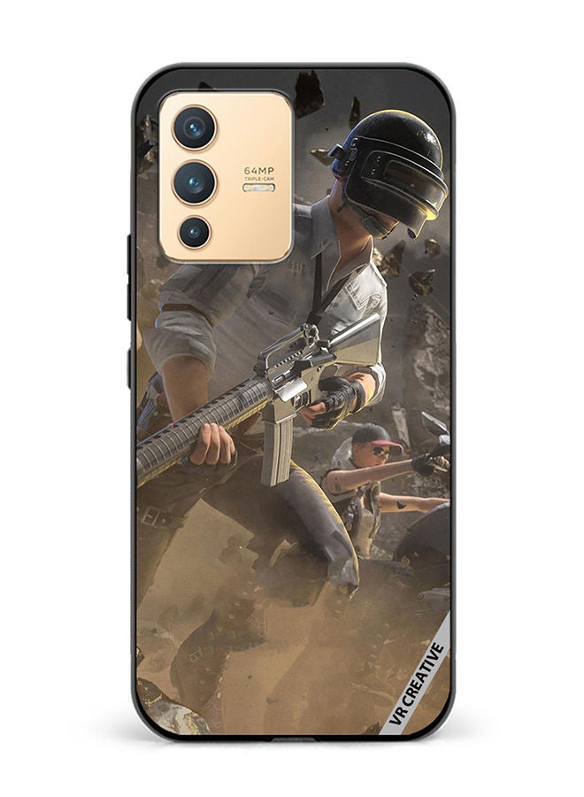 Protective Case Cover For Vivo V23 5G Pubg Design Multicolour