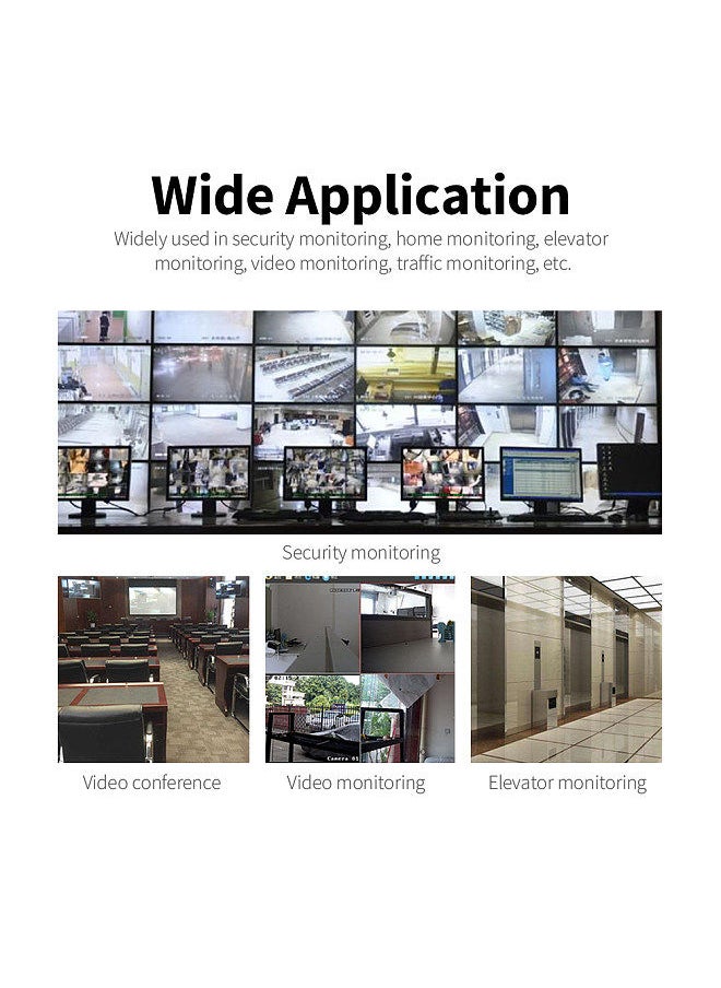 4-in-1 TVI/CVI/AHD/CVBS to HD Converter Support 720P/1080P HD Output for Security Monitoring Home Monitoring Traffic Monitoring