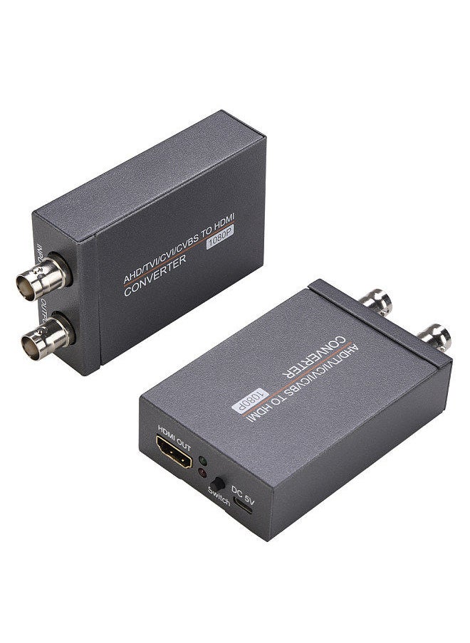 4-in-1 TVI/CVI/AHD/CVBS to HD Converter Support 720P/1080P HD Output for Security Monitoring Home Monitoring Traffic Monitoring