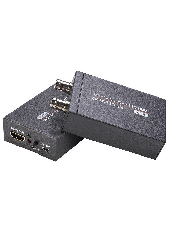 4-in-1 TVI/CVI/AHD/CVBS to HD Converter Support 720P/1080P HD Output for Security Monitoring Home Monitoring Traffic Monitoring