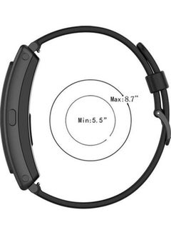 KASTWAVE Silicone Strap For Huawei Talk Band B6 black  - Image 5