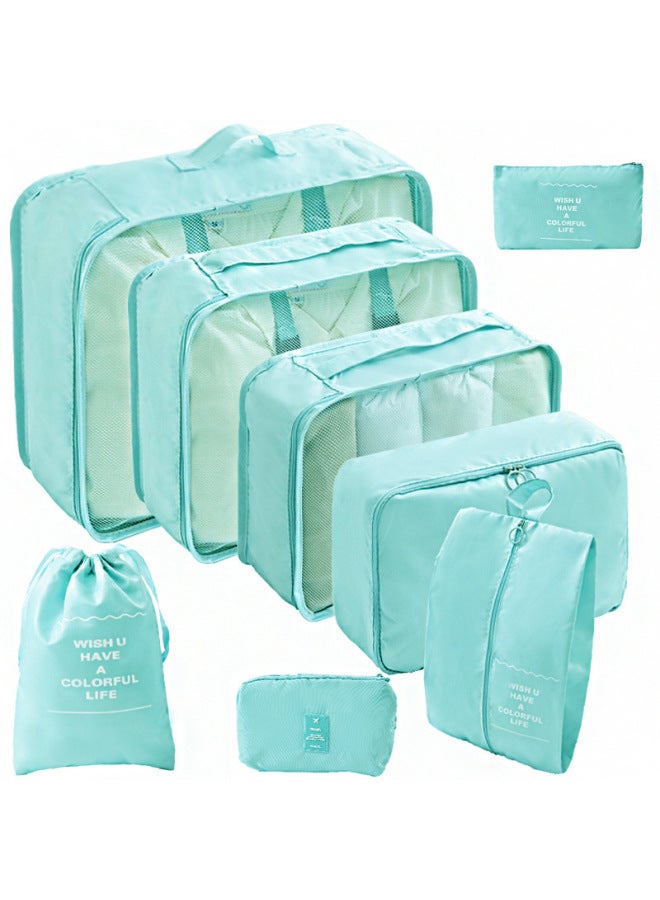 Travel Storage Bag Seven Or Eight Piece Storage Bag Waterproof Oxford Cloth Business Trip Makeup And Toiletry Storage Set