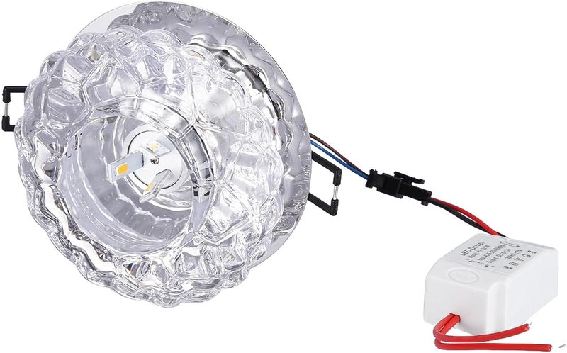 تركيبة إضاءة LED سقفية موفرة للطاقة وآمنة ومشرقة لغرفة النوم والممر والمكتب (ضوء أبيض مخفي 3 واط) - Image 3