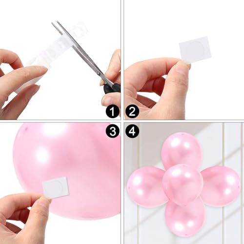 UPINS 6000 Pcs Balloon Glue Removable Adhesive Tape Double Sided Point Dots, 60 Rolls - Image 4