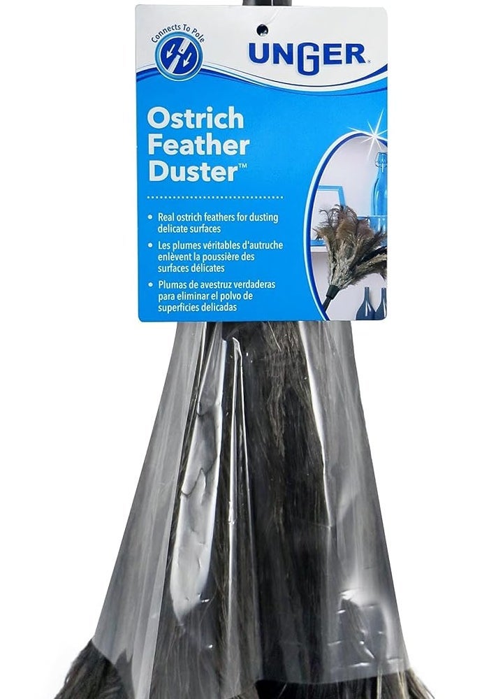 Unger Ostrich Feather Duster 18" - Black - Image 2