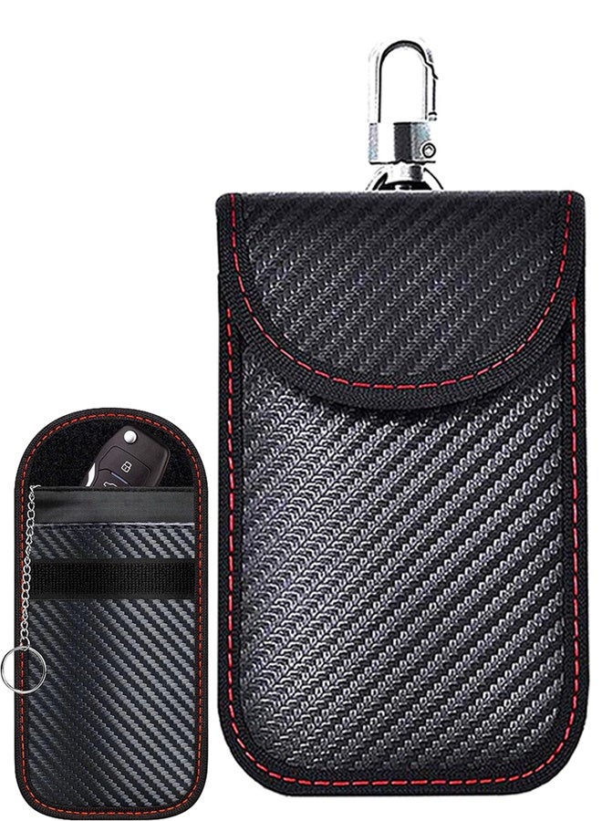 Faraday Pouch for Car Keys, Faraday Bag, Car RFID Signal Blocking Holder, Key Fob Protector, Key fob cage Block Signal Anti-Theft Fob Case - Image 1