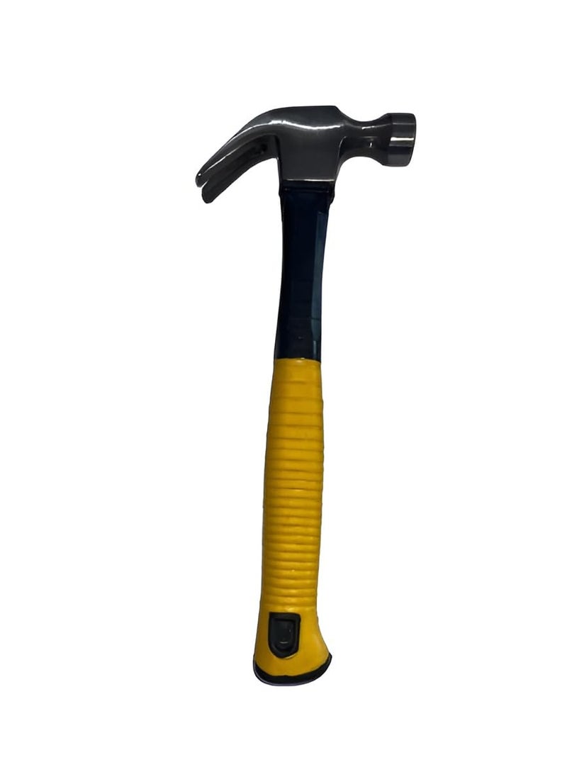 TOOLS BAE Tools Bae Curved Claw Hammer with Rubber Grip Heavy Duty Heat Treated Shaft Hammer for Pulling Nails Home Construction Demolition Tearing Splitting Wood Assorted Color  - Image 1