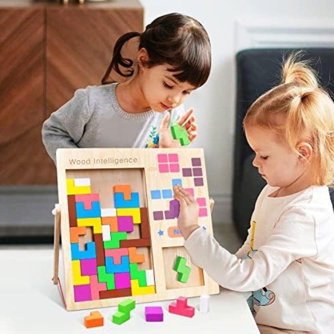 Special 3D Russian Blocks STEM Educational Toy for Kids Aged 3-10 | Colorful Geometric Puzzle Game for Boys & Girls | Perfect Gift for Eid, Birthday, or Any Occasion in Saudi Arabia &  UAE - Image 5