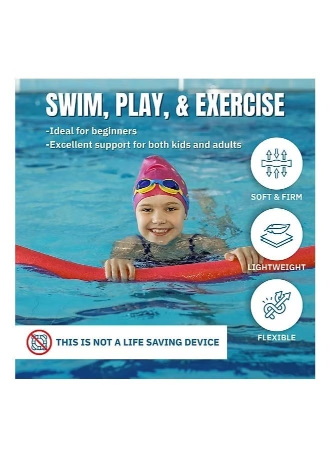 SPORT Foam Swim Noodles, Stay Afloat, Improve Technique, and Have Fun in the Water with Our Durable and Versatile Swim Aids Pool Floats - Image 5