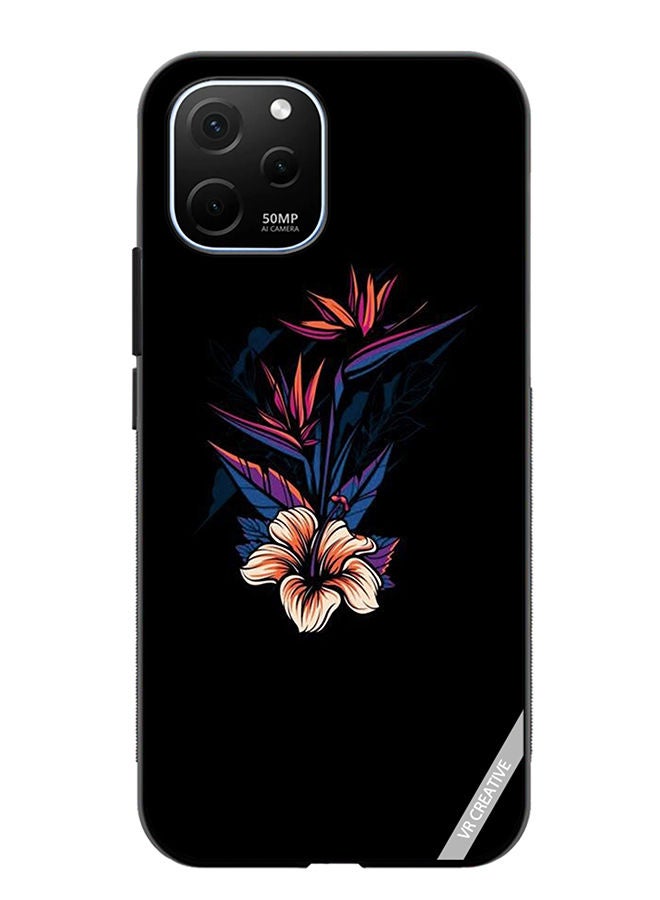 VR CREATIVE Protective Case Cover For Huawei Enjoy 50z Flower Design Multicolour - Image 1