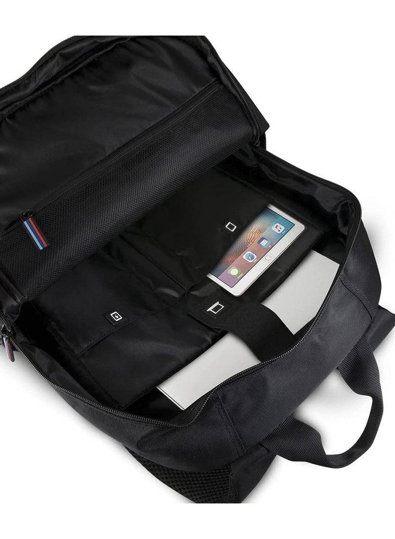 بي إم دبليو حقيبة ظهر كمبيوتر مدمجة من الكربون ثلاثي الألوان مقاس 15 بوصة (نسخة مبسطة) - أسود - Image 2