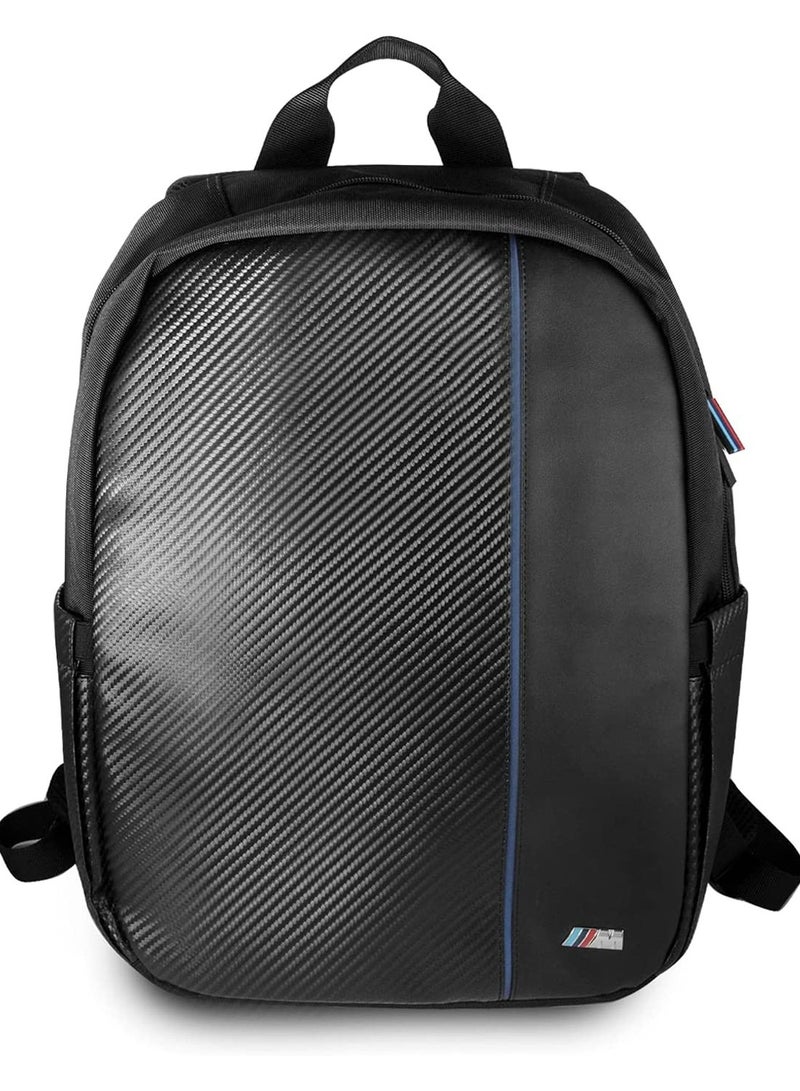 بي إم دبليو حقيبة ظهر كمبيوتر مدمجة من الكربون ثلاثي الألوان مقاس 15 بوصة (نسخة مبسطة) - أسود - Image 3
