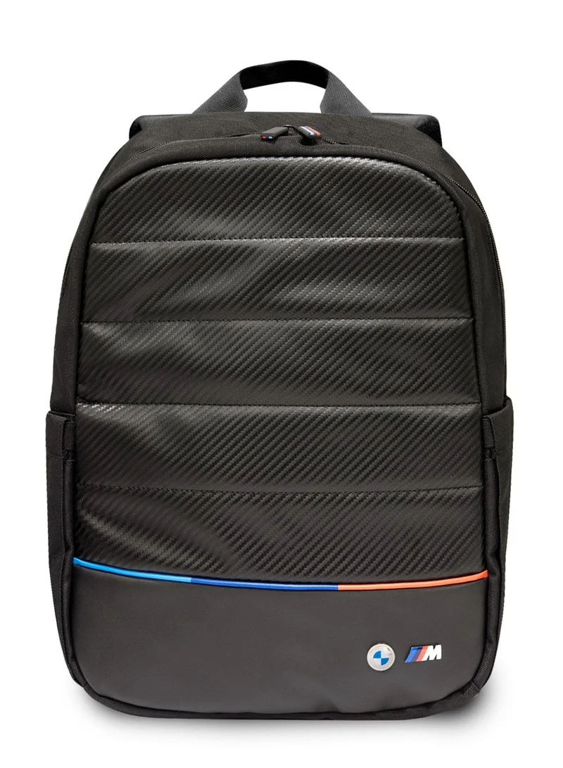 Compact Carbon TriColor Computer BackPack 15" ( Simplified Version ) - Black