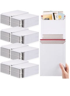 KASTWAVE Mailer Photo Mailers Document Self Adhesive Lightweight Mailers Standard Envelope 250gsm White Shipping Envelopes Photography Mailers for Photos, Documents, CD 50Pcs, 16 * 25cm  - Image 1