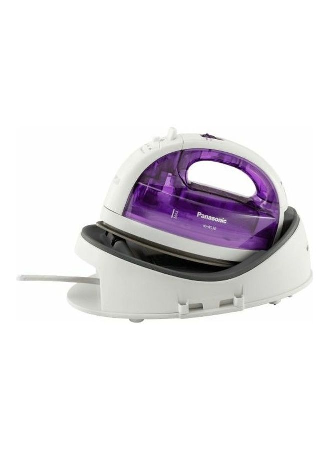 Panasonic Powerful Cordless Steam Iron NI-WL30VTD Purple/White/Grey - Image 1