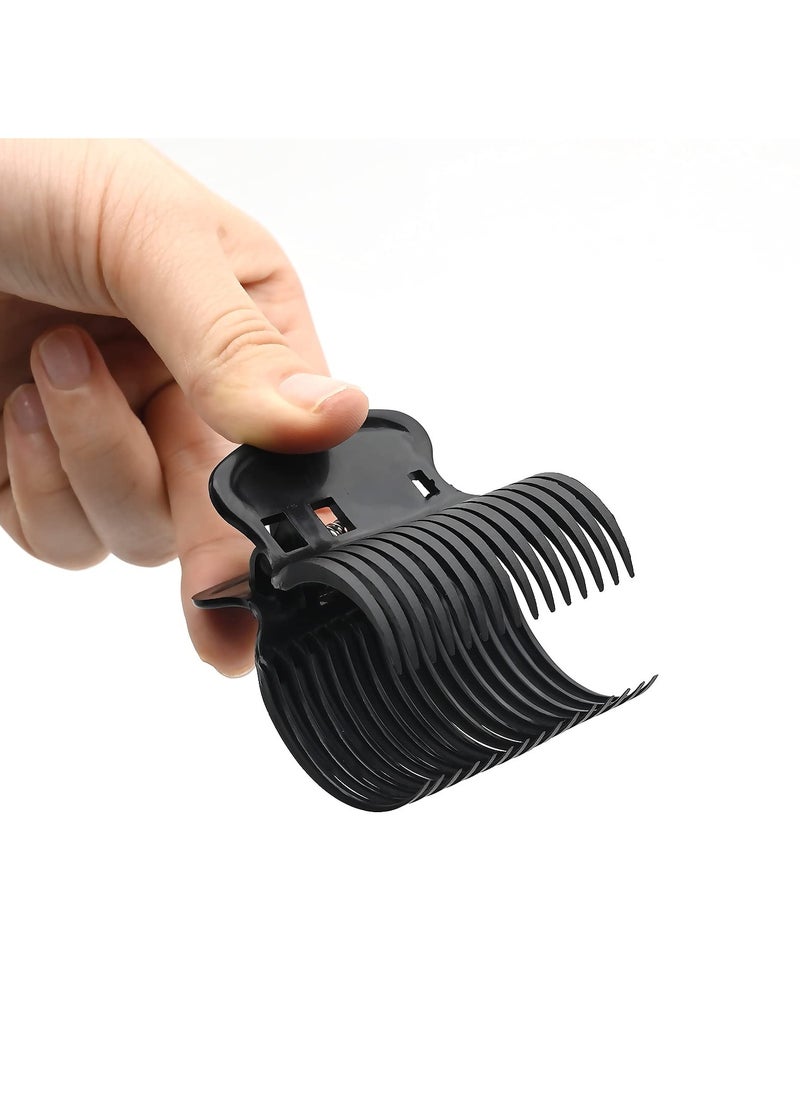 GNAFOTU 12 Pcs Hair Curler Claw Clips, Plastic Hot Roller Clips Replacement Hair Perm Insulation Clip Safety & Heat Resistance Heated Roller Clips for Women Girls Hair Section Styling Hair Salon  - Image 4