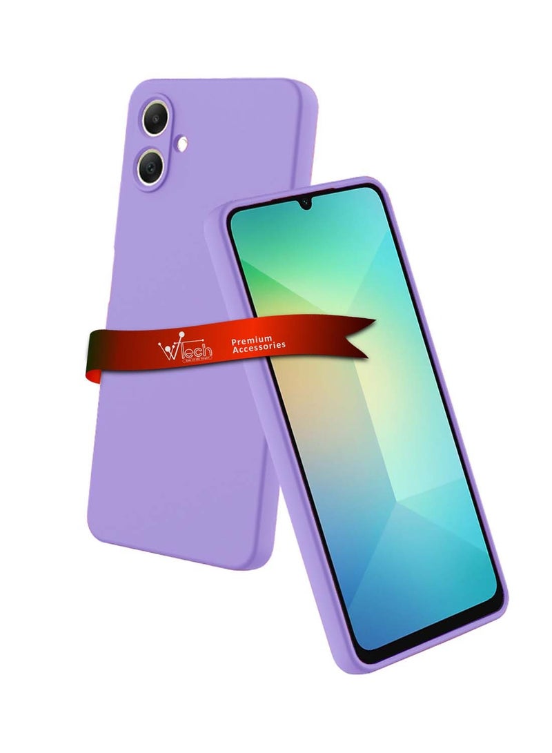 دبليو تيك غطاء الحماية السائل الممتاز من السيليكون سامسونج جالاكسي A06 4G 2024 - اللافندر - Image 1