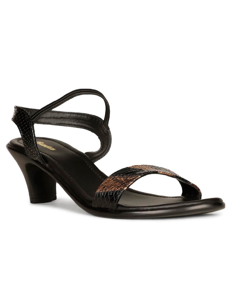 Bata صندل باتا لاتين E للنساء بكعب أسود - 7 المملكة المتحدة (6616921) - Image 1