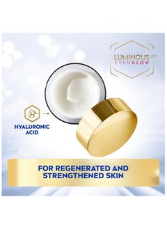 Nivea LUMINOUS 630 EVEN GLOW Face Anti Dark Spot Night Cream Revitalizing Skin Complexion Repair Hydrating Hyaluronic Acid 50ml  - Image 3