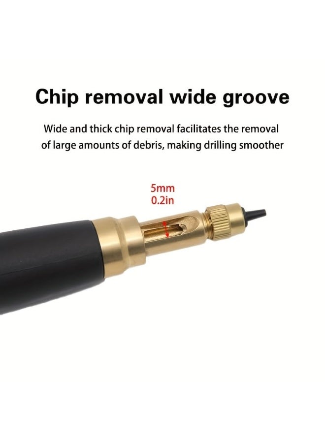 My Souq: 6-in-1 Automatic Screw Punch Tool Set | Adjustable & Precision Hand Punch for Leather, Paper & DIY (1.0mm to 4.0mm) - Image 2