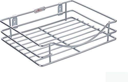 Nirgun Empex Stainless Steel Set Top Box Stand Wall Mount Setup Box Holder Wall ShelfKitchen Rack